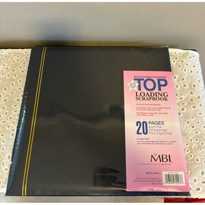 MBI Top Loading Scrapbook 12x12 Pages Acid Free Photo Safe Plus Expansion Pack